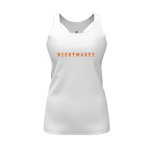 [FT0TRBWH-FYS-LOGO2] Decker Racerback Tank Top (Female Youth S, White, Logo 2)