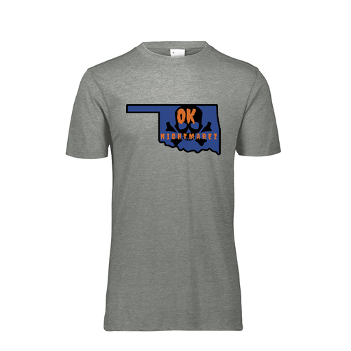 [FTSCUBGY-AS-LOGO1] Decker Men's Tri-Blend T-Shirt - Short Sleeve (Adult S, Gray, Logo 1)