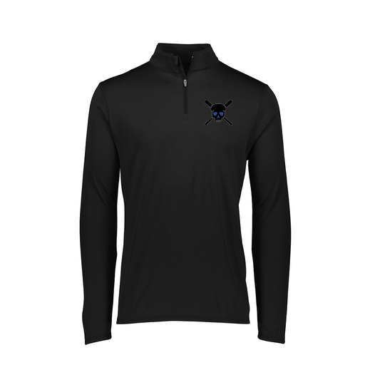 [FTLQFLBK-FAXS-LOGO3] Decker Women's Flex-Lite 1/4 Zip Shirt (Female Adult XS, Black, Logo 3)