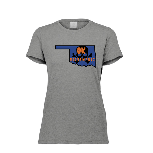 [FTSCUBGY-FAXS-LOGO1] Decker Women's Tri-Blend T-Shirt - Short Sleeve (Female Adult XS, Gray, Logo 1)