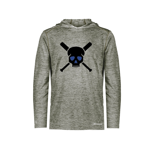 [FOLHCGGY-YS-LOGO3] Decker Youth Charge Hoodie (Youth S, Gray, Logo 3)